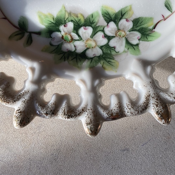 Japanese Decorative Plate “ The Legend of the Dogwood” Exc Shape No chips/cracks - Picture 7 of 7